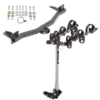 Custom Fit Trailer Hitch 4 Bike Carrier Installation Hardware Installation Instructions 76184 59401 Draw-Tite Trailer Tow Hitch 18-23 Chevy Traverse Buick Enclave 4 Bike Carrier Rack 18 19 20 21 22 23 2018 2019 2020 2021 2022 2023 Trailer Tow Hitch For 18-24 Chevy Traverse Buick Enclave w/ 4 Bike Carrier Rack