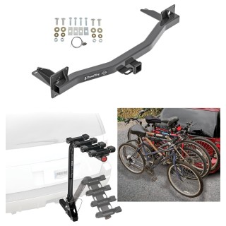 Custom Fit Trailer Hitch 4 Bike Carrier Installation Hardware Installation Instructions 76184 63124 Draw-Tite Trailer Hitch 4 Bike Rack 18-23 Buick Enclave Chevrolet Traverse Approved Recreational Offroad Use Carrier Adult Woman or Child Bicycles Foldabl Trailer Hitch w/ 4 Bike Rack For 18-24 Buick Enclave Chevrolet Traverse Approved for Recreational & Offroad Use Carrier for Adult Woman or Child Bicycles Foldable