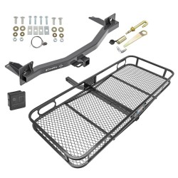 Trailer Tow Hitch For 18-24 Chevy Traverse Buick Enclave Basket Cargo Carrier Platform Hitch Lock and Cover