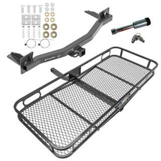 For 2018-2023 Buick Enclave Trailer Hitch kit by: Draw-Tite For 2018-2023 Buick Enclave Trailer Hitch Tow PKG w/ 60" x 24" Cargo Carrier + Hitch Lock By Draw-Tite