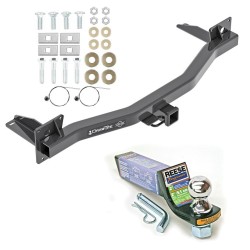 For 2018-2024 Buick Enclave Trailer Hitch Tow PKG w/ Starter Kit Ball Mount w/ 2" Drop & 1-7/8" Ball By Draw-Tite