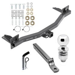 For 2018-2024 Buick Enclave Trailer Hitch Tow PKG w/ Extended 16" Long Ball Mount w/ 2" Drop + Pin/Clip + 2" Ball By Draw-Tite
