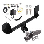 Custom Fit Trailer Hitch Wiring Harness (Plug & Play) 2" Drop Ball-Mount w/ Pin/Clip 2" Chrome Ball Installation Hardware Installation Instructions 76194 118683 21536 Draw-Tite Tow Package 16-23 Volvo XC90 Trailer Hitch Wiring 2" Drop M Tow Package For 16-24 Volvo XC90 Trailer Hitch w/ Wiring 2" Drop Mount 2" Ball 2" Receiver