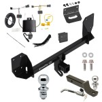 Custom Fit Trailer Hitch Wiring Harness (Plug & Play) 2" Drop Ball-Mount w/ Locking Pin/Clip 2" Chrome Ball 4-Flat Mounting Bracket 1-7/8" Chrome Ball Rubber Hitch Plug Cover Installation Hardware Installation Instructions 76194 118773 Ultimate Tow Package For 18-24 Volvo XC60 Trailer Hitch w/ Wiring 2" Drop Mount Dual 2" and 1-7/8" Ball Lock Bracket Cover 2" Receiver