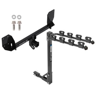 Custom Fit Trailer Hitch 4 Bike Carrier Installation Hardware Installation Instructions 76194 1393100G Draw-Tite Trailer Tow Hitch 4 Bike Rack 16-23 Volvo XC90 18-23 XC60 tilt away adult or child arms fold down carrier 16 17 18 19 20 21 22 23 2016 2017 2 Trailer Tow Hitch w/ 4 Bike Rack For 16-24 Volvo XC90 18-24 XC60 tilt away adult or child arms fold down carrier