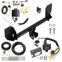 Trailer Hitch w/ 7-Way RV Wiring For 16-24 Volvo XC90 Class 4 2" Receiver All Models 