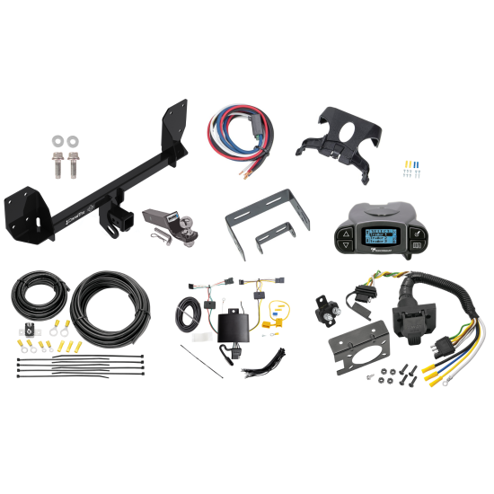 76194 85343 20506 7012a 118773 21536 90195 Draw-Tite Trailer Hitch Tow Package Prodigy P3 Brake Control 18-23 Volvo XC60 7-Way RV Wiring 2" Drop Mount 2" Ball Class 4 2" Receiver Tekonsha 18 19 20 21 22 23 2018 2019 2020 2021 2022 2023 Trailer Hitch Tow Package Prodigy P3 Brake Control For 18-24 Volvo XC60 w/ 7-Way RV Wiring 2" Drop Mount 2" Ball Class 4 2" Receiver Draw-Tite Tekonsha