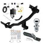 Custom Fit Trailer Hitch Wiring Harness (Plug & Play) 2" Drop Ball-Mount w/ Pin/Clip 1-7/8" Chrome Ball Installation Hardware Installation Instructions 76199 118777 23 63816 Draw-Tite Trailer Tow Hitch 18-23 Alfa Romeo Stelvio Except Quadri Trailer Tow Hitch For 18-24 Alfa Romeo Stelvio Except Quadrifoglio Complete Package w/ Wiring and 1-7/8" Ball
