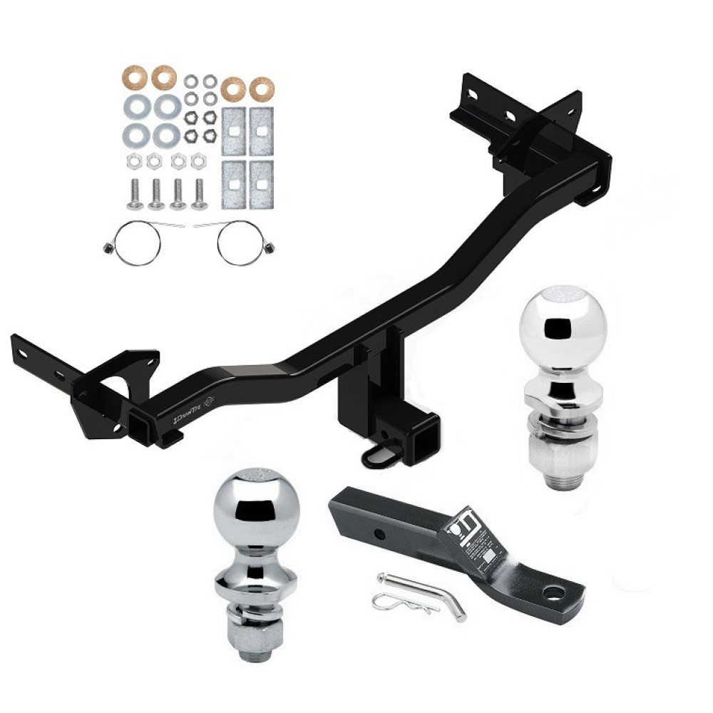 Custom Fit Trailer Hitch 2" Drop Ball-Mount w/ Pin/Clip 1-7/8" and 2" Chrome Ball Installation Hardware Installation Instructions 76199 23 63845 63816 Draw-Tite Trailer Tow Hitch 18-23 Alfa Romeo Stelvio Except Quadrifoglio 2" Receive Trailer Tow Hitch For 18-24 Alfa Romeo Stelvio Except Quadrifoglio 2" Receiver w/ 1-7/8" and 2" Ball