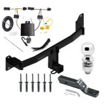 Custom Fit Trailer Hitch Wiring Harness (Plug & Play) 2" Drop Ball-Mount w/ Pin/Clip 2" Chrome Ball Installation Hardware Installation Instructions 76200 118789 23 63845 Draw-Tite Trailer Tow Hitch 18-23 BMW X2 Complete Package Wiring and 2& Trailer Tow Hitch For 18-23 BMW X2 Complete Package w/ Wiring and 2" Ball