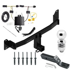 Trailer Tow Hitch For 18-23 BMW X2 Complete Package w/ Wiring and 2" Ball