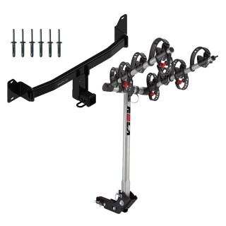 Trailer Tow Hitch For 18-23 BMW X2 w/ 4 Bike Carrier Rack