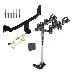 Trailer Tow Hitch For 18-23 BMW X2 4 Bike Rack w/ Hitch Lock and Cover
