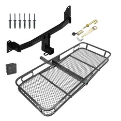 Trailer Tow Hitch For 18-23 BMW X2 Basket Cargo Carrier Platform Hitch Lock and Cover