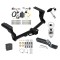 Trailer Tow Hitch For 18-24 Subaru Impreza Except WRX STi & w/Quad Exhaust Outlets Deluxe Package Wiring 2" Ball and Lock