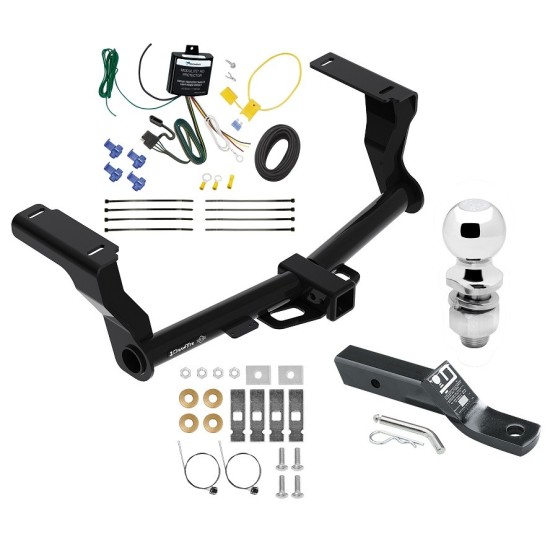Trailer Tow Hitch For 18-24 Subaru Crosstrek Hybrid Complete Package w/ Wiring and 2" Ball Trailer Tow Hitch For 18-24 Subaru Crosstrek Hybrid Complete Package w/ Wiring and 2" Ball
