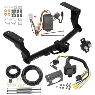 Trailer Hitch w/ 7-Way RV Wiring For 16-24 Subaru Crosstrek Class 3 2" Receiver All Models Trailer Hitch w/ 7-Way RV Wiring For 16-24 Subaru Crosstrek Class 3 2" Receiver All Models