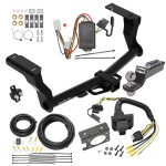 Trailer Hitch Tow Package w/ 7-Way RV Wiring For 16-24 Subaru Crosstrek Except Hybrid w/ 2" Drop Mount 2" Ball Class 3 2" Receiver All Models Trailer Hitch Tow Package w/ 7-Way RV Wiring For 16-24 Subaru Crosstrek Except Hybrid w/ 2" Drop Mount 2" Ball Class 3 2" Receiver All Models