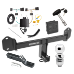 Trailer Tow Hitch For 18-21 BMW X3 Deluxe Package Wiring 2" Ball and Lock Trailer Tow Hitch For 18-21 BMW X3 Deluxe Package Wiring 2" Ball and Lock