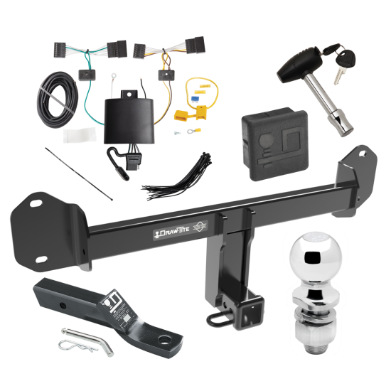 Trailer Tow Hitch For 18-21 BMW X3 Deluxe Package Wiring 2" Ball and Lock Trailer Tow Hitch For 18-21 BMW X3 Deluxe Package Wiring 2" Ball and Lock