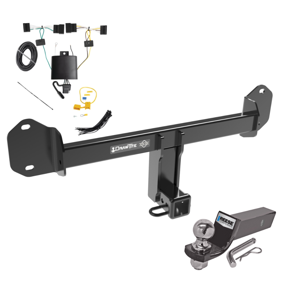 Trailer Tow Hitch For 22-24 BMW X3 Complete Package w/ Wiring and 2" Ball Trailer Tow Hitch For 22-24 BMW X3 Complete Package w/ Wiring and 2" Ball