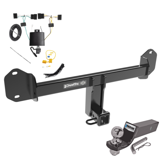 Trailer Tow Hitch For 22-24 BMW X3 Complete Package w/ Wiring and 2" Ball Trailer Tow Hitch For 22-24 BMW X3 Complete Package w/ Wiring and 2" Ball