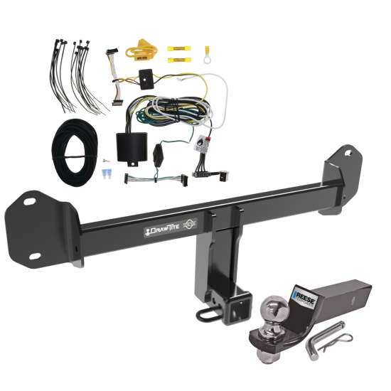 Trailer Tow Hitch For 21-24 BMW X4 Complete Package w/ Wiring and 2" Ball Trailer Tow Hitch For 21-24 BMW X4 Complete Package w/ Wiring and 2" Ball