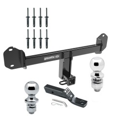 Trailer Tow Hitch For 11-24 BMW X3 19-24 X4 2" Receiver w/ 1-7/8" and 2" Ball