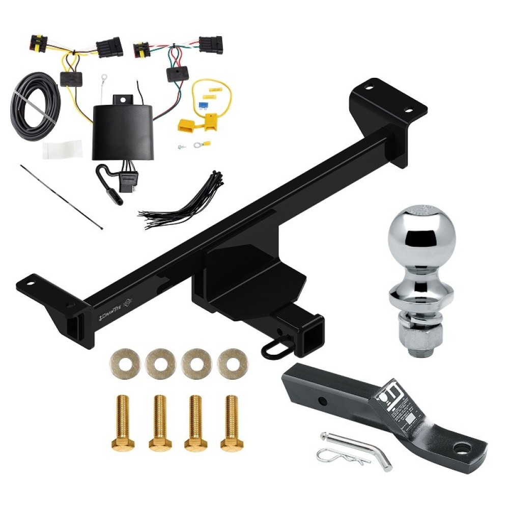 Custom Fit Trailer Hitch Wiring Harness(Plug & Play) 2" Drop Ball-Mount w/ Pin/Clip 1-7/8" Chrome Ball Installation Hardware Installation Instructions 76240 118796 23 63816 Draw-Tite Trailer Tow Hitch 19-22 Infiniti QX50 Complete Package Wi Trailer Tow Hitch For 19-24 Infiniti QX50 Complete Package w/ Wiring and 1-7/8" Ball