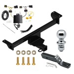 Custom Fit Trailer Hitch Wiring Harness(Plug & Play) 2" Drop Ball-Mount w/ Pin/Clip 1-7/8" Chrome Ball Installation Hardware Installation Instructions 76240 118796 23 63816 Draw-Tite Trailer Tow Hitch 19-22 Infiniti QX50 Complete Package Wi Trailer Tow Hitch For 19-24 Infiniti QX50 Complete Package w/ Wiring and 1-7/8" Ball