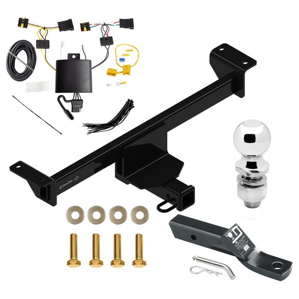 Custom Fit Trailer Hitch Wiring Harness(Plug & Play) 2" Drop Ball-Mount w/ Pin/Clip 2" Chrome Ball Installation Hardware Installation Instructions 76240 118796 23 63845 Draw-Tite Trailer Tow Hitch 19-22 Infiniti QX50 Complete Package Wiring Trailer Tow Hitch For 19-24 Infiniti QX50 Complete Package w/ Wiring and 2" Ball