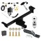 Custom Fit Trailer Hitch Wiring Harness(Plug & Play) 2" Drop Ball-Mount w/ Pin/Clip 2" Chrome Ball Security Lock Pin Rubber Hitch Plug Cover Installation Hardware Installation Instructions 76240 118796 23 63845 580407 7010 Draw-Tite Trailer Trailer Tow Hitch For 19-24 Infiniti QX50 Deluxe Package Wiring 2" Ball and Lock
