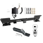 Trailer Tow Hitch For 19-22 Subaru Ascent Complete Package w/ Wiring and 2" Ball