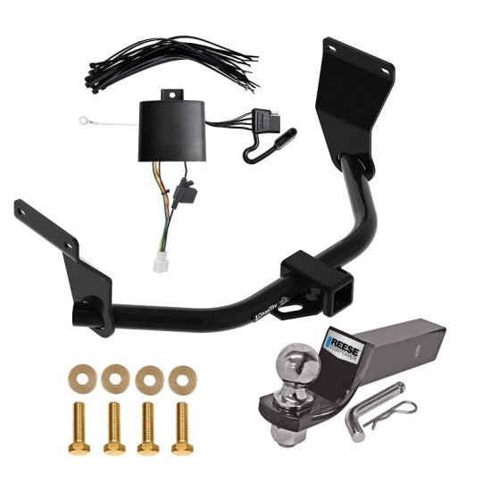Custom Fit Trailer Hitch Wiring Harness (Plug & Play) 2" Drop Ball-Mount w/ Pin/Clip 2" Chrome Ball Installation Hardware Installation Instructions 76268 118800 21536 Draw-Tite Trailer Tow Hitch 19-22 Acura RDX With +12V Power Provision Comp Trailer Tow Hitch For 19-24 Acura RDX With +12V Power Provision Complete Package w/ Wiring and 2" Ball