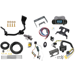 Trailer Hitch Tow Package Prodigy P3 Brake Control For 19-24 Acura RDX Without +12V Power Provision w/ 7-Way RV Wiring 2" Drop Mount 2" Ball Class 3 2" Receiver Draw-Tite Tekonsha