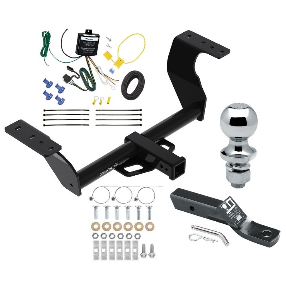 Trailer Tow Hitch For 22-24 Subaru WRX All Styles Complete Package w/ Wiring and 1-7/8" Ball Trailer Tow Hitch For 22-24 Subaru WRX All Styles Complete Package w/ Wiring and 1-7/8" Ball