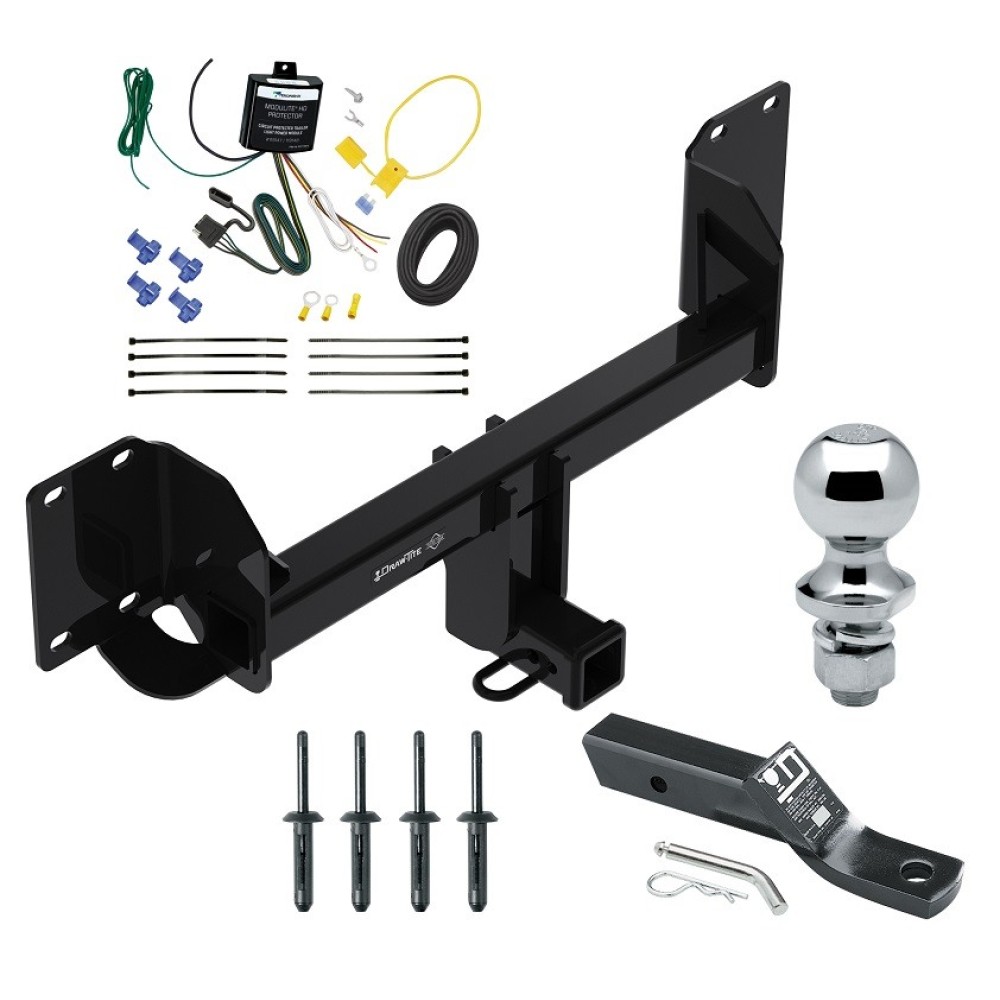 Custom Fit Trailer Hitch Wiring Harness (Requires Splicing) 2" Drop Ball-Mount w/ Pin/Clip 1-7/8" Chrome Ball Installation Hardware Installation Instructions 76288 119148 23 63816 Draw-Tite Trailer Tow Hitch 19-23 BMW X5 Except M Sport Complete Trailer Tow Hitch For 19-25 BMW X5 Except M Sport Complete Package w/ Wiring and 1-7/8" Ball