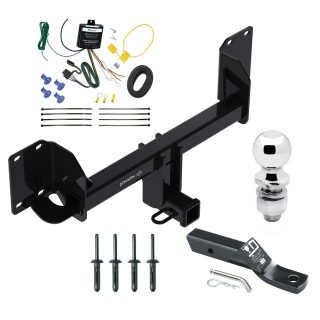 Custom Fit Trailer Hitch Wiring Harness (Requires Splicing) 2" Drop Ball-Mount w/ Pin/Clip 2" Chrome Ball Installation Hardware Installation Instructions 76288 119148 23 63845 Draw-Tite Trailer Tow Hitch 19-23 BMW X5 Except M Sport Complete Pac Trailer Tow Hitch For 19-25 BMW X5 Except M Sport Complete Package w/ Wiring and 2" Ball