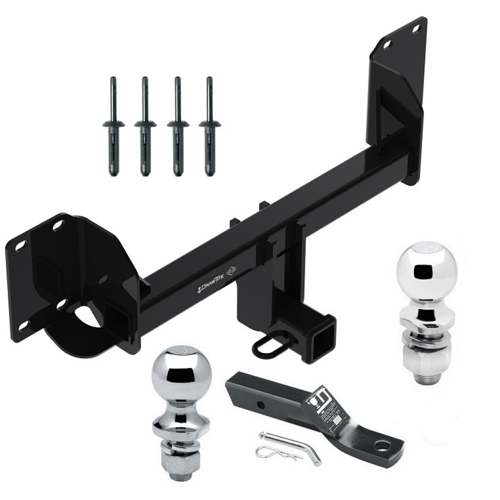 Custom Fit Trailer Hitch 2" Drop Ball-Mount w/ Pin/Clip 1-7/8" and 2" Chrome Ball Installation Hardware Installation Instructions 76288 23 63845 63816 Draw-Tite Trailer Tow Hitch 19-23 BMW X5 Except M Sport 2" Receiver 1-7/8" an Trailer Tow Hitch For 19-25 BMW X5 Except M Sport 2" Receiver w/ 1-7/8" and 2" Ball