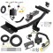 Custom Fit Trailer Hitch Wiring Harness (Plug & Play) 2" Drop Ball-Mount w/ Pin/Clip 2" Chrome Ball Trailer Connector Adapter Brake Control Wiring Kit Circuit Breaker Installation Hardware Installation Instructions 76320 85343 20506 7012a 1 Trailer Hitch Tow Package w/ 7-Way RV Wiring For 20-24 Lincoln Aviator w/ 2" Drop Mount 2" Ball Class 4 2" Receiver All Models