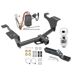 Trailer Tow Hitch For 20-25 Subaru Outback Wagon Complete Package w/ Wiring and 2" Ball