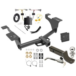 Trailer Tow Hitch For 20-22 Subaru Legacy Sedan Deluxe Package Wiring 2" Ball Mount and Lock Trailer Tow Hitch For 20-22 Subaru Legacy Sedan Deluxe Package Wiring 2" Ball Mount and Lock