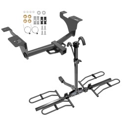Trailer Tow Hitch For 20-25 Subaru Legacy Sedan Outback Wagon 2" Receiver Platform Style 2 Bike Rack Trailer Tow Hitch For 20-25 Subaru Legacy Sedan Outback Wagon 2" Receiver Platform Style 2 Bike Rack