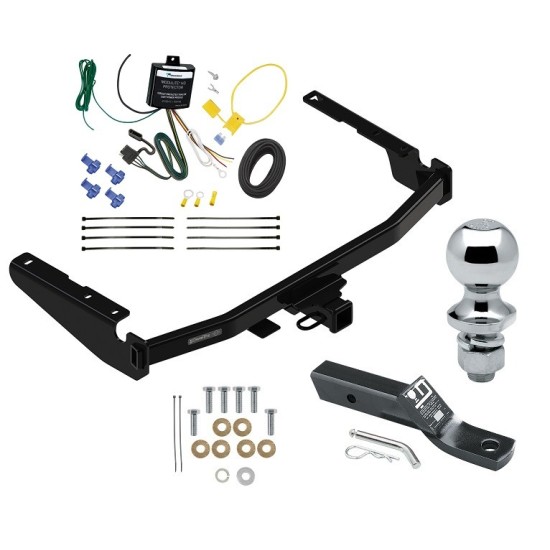 Custom Fit Trailer Hitch Wiring Harness (Requires Splicing) 2" Drop Ball-Mount w/ Pin/Clip 1-7/8" Chrome Ball Installation Hardware Installation Instructions 76336 119148 23 63816 Draw-Tite Trailer Tow Hitch 18-22 Lexus Rx350L Except with Twin-T Trailer Tow Hitch For 18-22 Lexus Rx350L Except with Twin-Tip Exhaust Complete Package w/ Wiring and 1-7/8" Ball