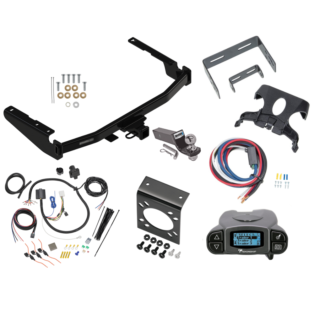 76336 22119 20212 21536 90195 Draw-Tite Trailer Hitch Tow Package Prodigy P3 Brake Control 14-19 Toyota Highlander Except XSE 7-Way RV Wiring 2" Drop Mount 2" Ball Class 4 2" Receiver Tekonsha 14 15 16 17 18 19 2014 2015 2016 2017 2018 2019 Trailer Hitch Tow Package Prodigy P3 Brake Control For 14-19 Toyota Highlander Except XSE w/ 7-Way RV Wiring 2" Drop Mount 2" Ball Class 4 2" Receiver Draw-Tite Tekonsha