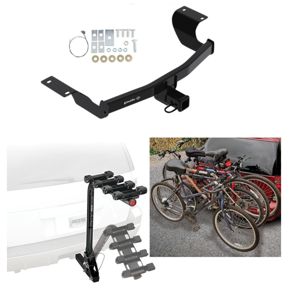 Custom Fit Trailer Hitch 4 Bike Carrier Installation Hardware Installation Instructions 76342 63124 Draw-Tite Trailer Hitch 4 Bike Rack 17-23 Honda CR-V Approved Recreational Offroad Use Carrier Adult Woman or Child Bicycles Foldable 17 18 19 20 21 22 23 Trailer Hitch w/ 4 Bike Rack For 17-25 Honda CR-V Approved for Recreational & Offroad Use Carrier for Adult Woman or Child Bicycles Foldable