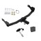 Trailer Tow Hitch For 19-24 Audi Q3 (Except w/Hands-Free Liftgate Sensor) 2" Receiver w/ Security Lock Pin Key