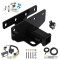 Trailer Hitch w/ 7-Way RV Wiring For 07-17 Jeep Wrangler 2018 Wrangler JK Right Hand Drive Class 3 2" Receiver 