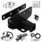Custom Fit Trailer Hitch Wiring Harness (Requires Splicing) 2" Drop Ball-Mount w/ Pin/Clip 2" Chrome Ball Trailer Connector Adapter Brake Control Wiring Kit Circuit Breaker Installation Hardware Installation Instructions 76382 85343 20506 7012 Trailer Hitch Tow Package w/ 7-Way RV Wiring For 07-17 Jeep Wrangler 2018 Wrangler JK Right Hand Drive w/ 2" Drop Mount 2" Ball Class 3 2" Receiver