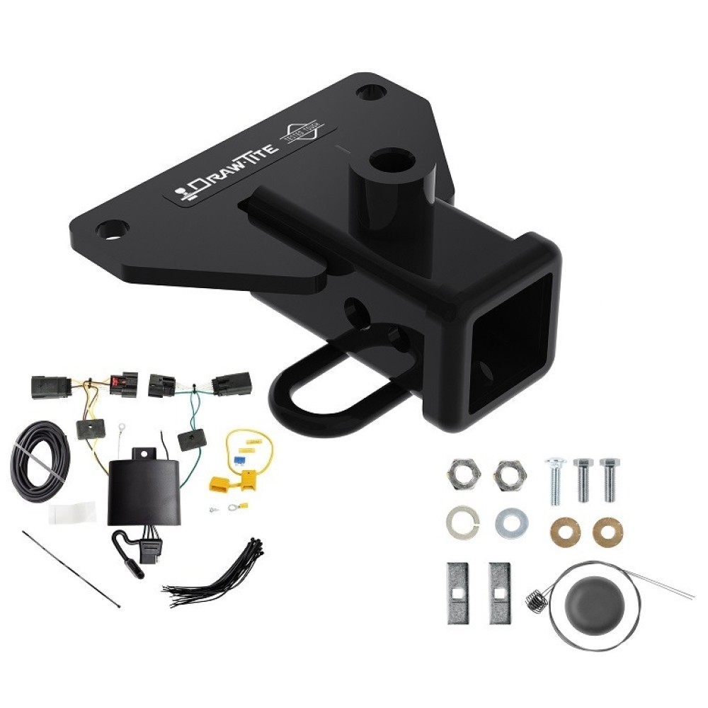 Custom Fit Trailer Hitch Wiring Harness (Plug & Play) Installation Hardware Installation Instructions 76384 118786 Draw-Tite Trailer Hitch Wiring 20-23 Jeep Gladiator Class 3 2" Tow Receiver Tekonsha 20 21 22 23 2020 2021 2022 2023 Trailer Hitch w/ Wiring For 20-25 Jeep Gladiator Class 3 2" Tow Receiver Draw-Tite Tekonsha